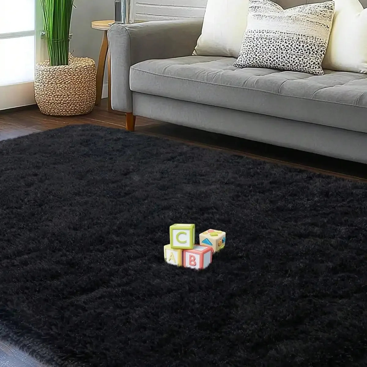 Plush And Thick Long-Pile Carpet, Super Soft And Comfortable Rug, Non-Slip Thick Pile Carpet, Suitable For Bedrooms, Living Rooms, Bathrooms, Dorm Rooms, Room Decor.