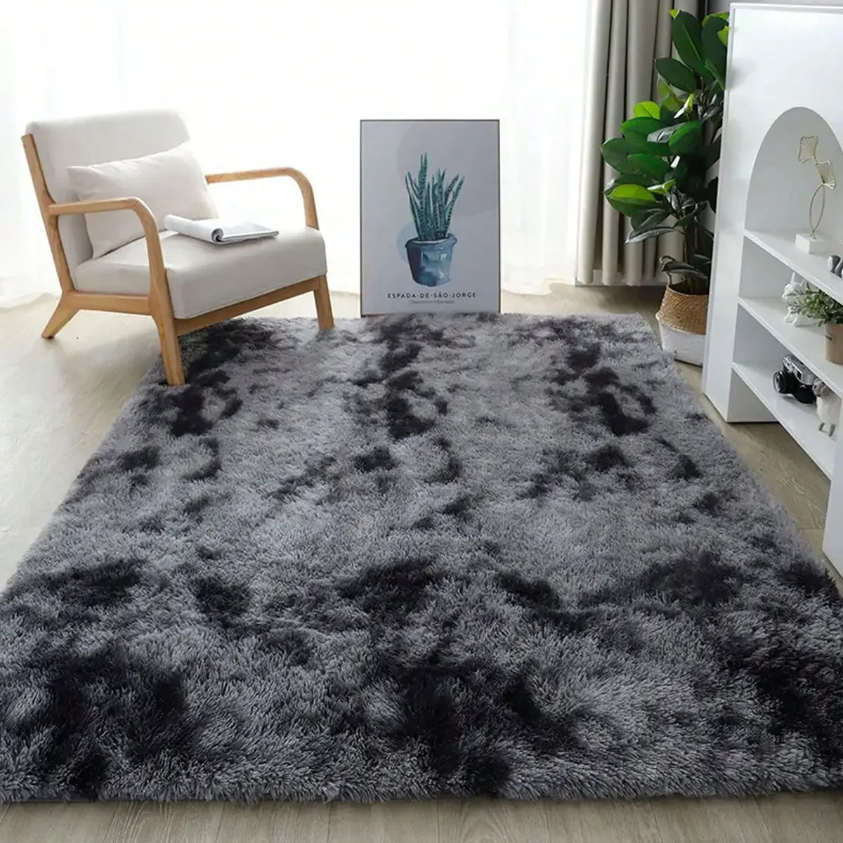 Plush And Thick Long-Pile Carpet, Super Soft And Comfortable Rug, Non-Slip Thick Pile Carpet, Suitable For Bedrooms, Living Rooms, Bathrooms, Dorm Rooms, Room Decor.