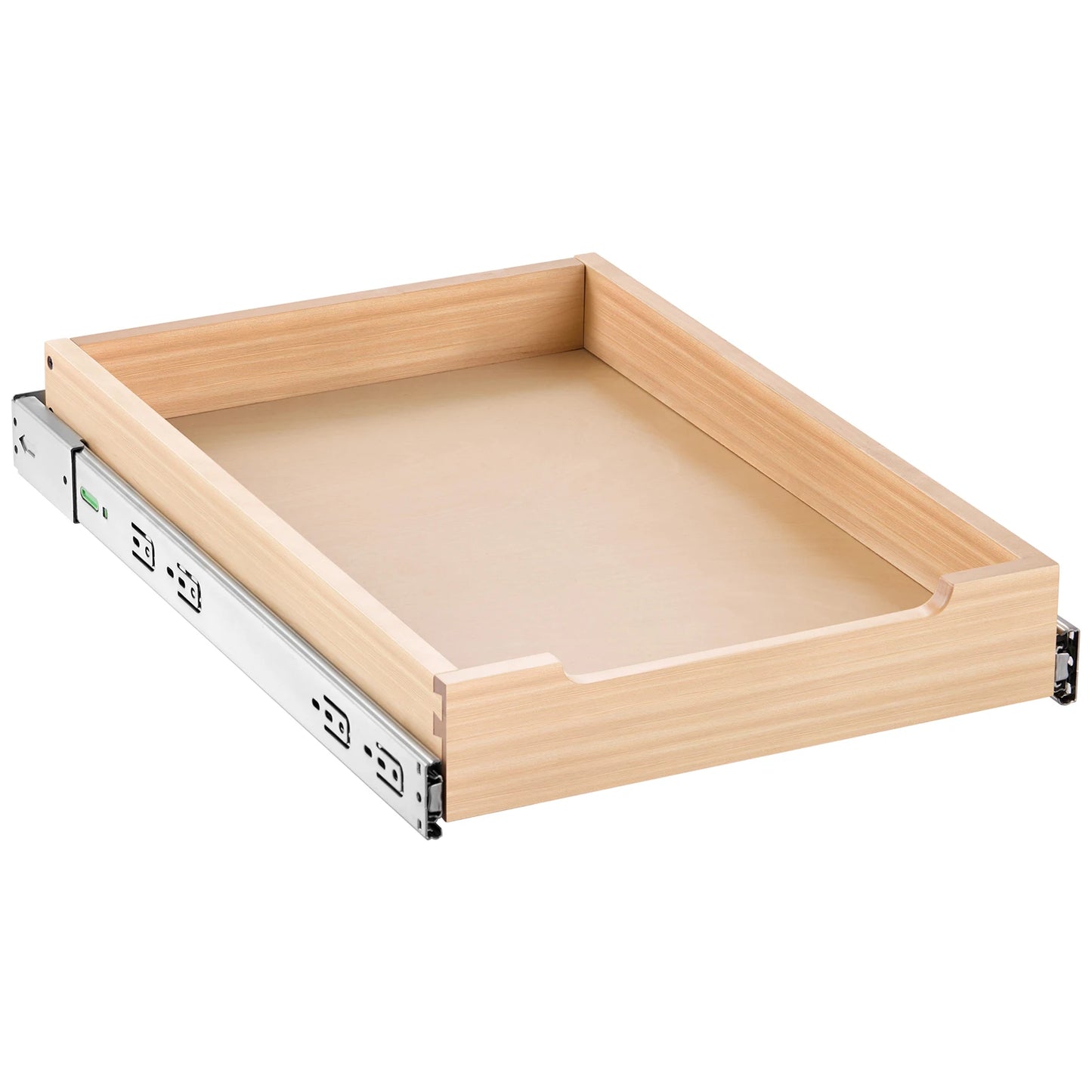 14-20inch Pull Out Cabinet Organizer Cabinet Drawer Slide out Shelf Sliding Wood Drawer for Kitchen Pantry Bathroom